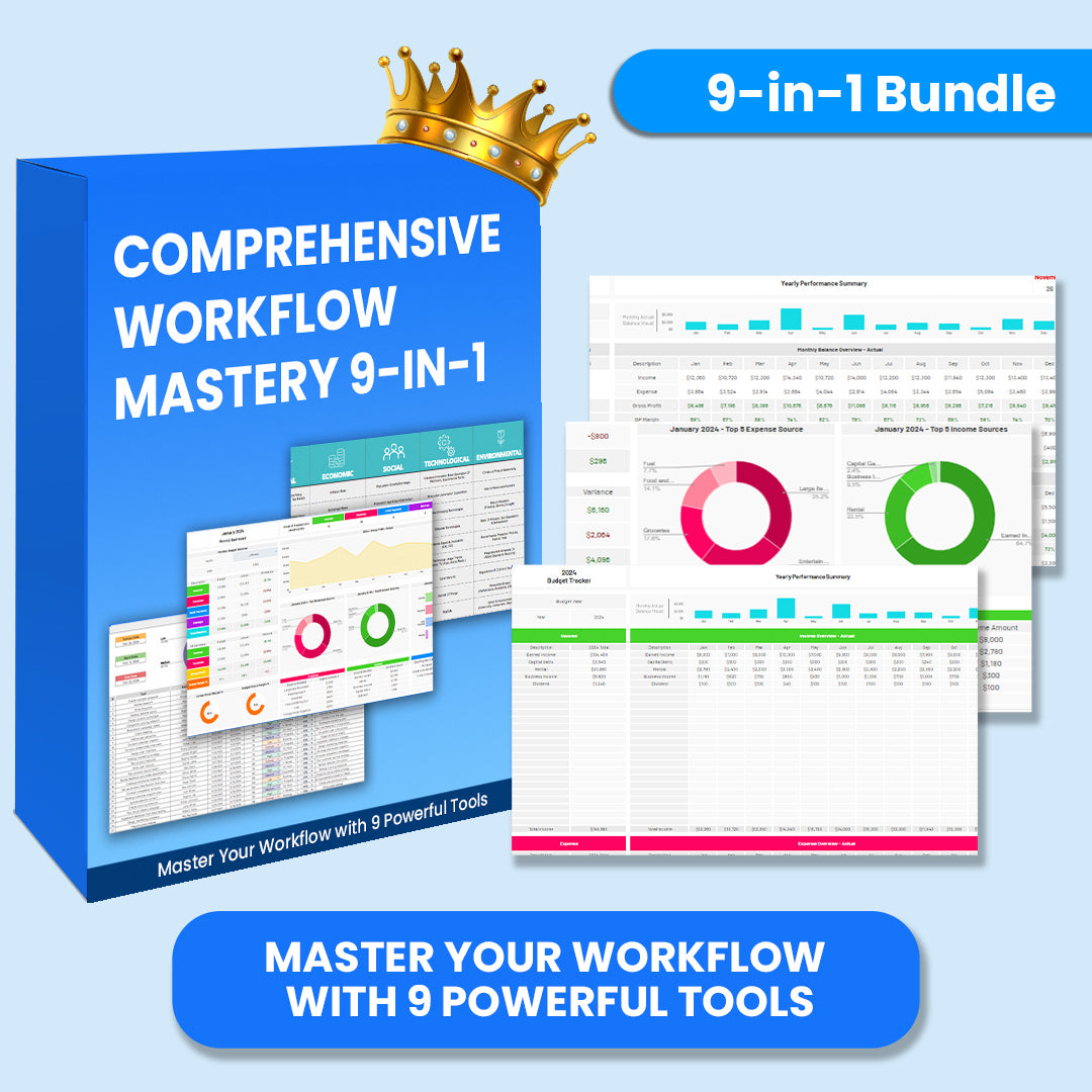 Comprehensive Workflow Mastery 9-in-1 Bundle