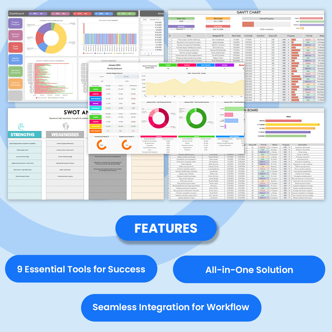 Comprehensive Workflow Mastery 9-in-1 Bundle